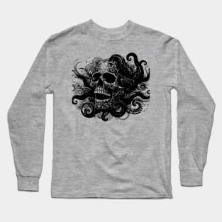 kraken skull Long Sleeve T-Shirt